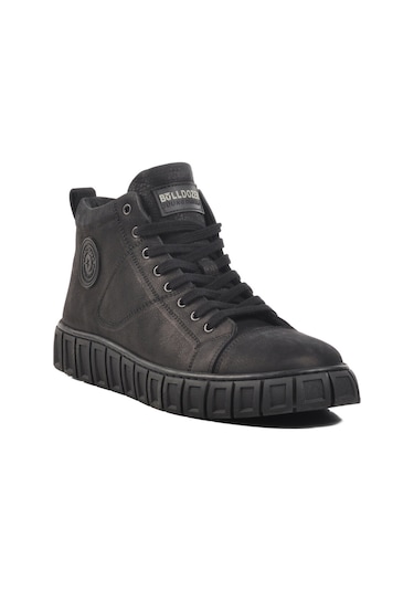 Siyah Nubuk Hakiki Deri Erkek Bot 240023 M Siyah Nubuk Siyah