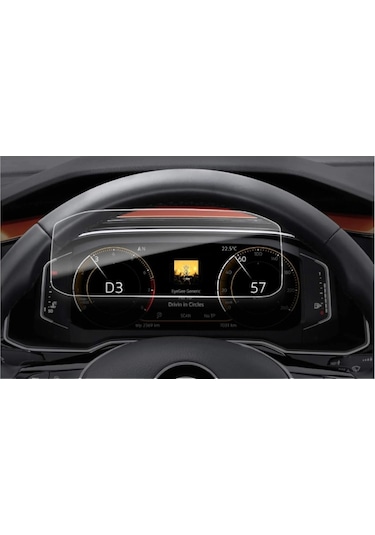 Ael Tech Volkswagen T Roc Dijital Gösterge Panel 9H Nano Ekran Koruyucu