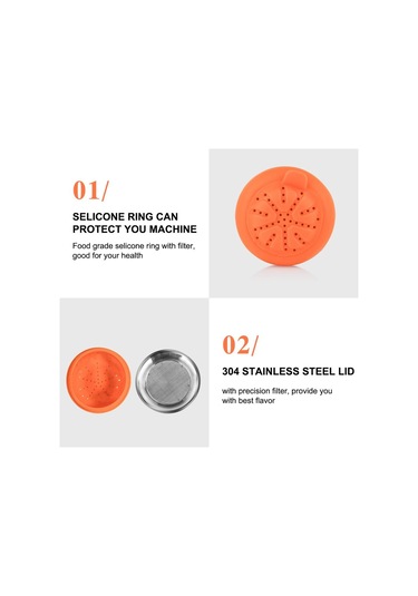 İ Cafilas Yj05 Didiesse Kurbağa Devrimi Kahve Makinesi İçin Yeniden Kullanı Kapsülleri Doldurulabilir Kahve Makinesi Aks. 56600454