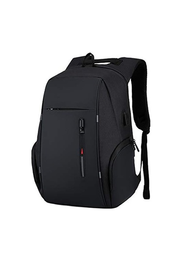 Dizüstü Bilgisayar Sırt Çantası 15,6 İnç, Usb Şarj Bağlantı Siyah