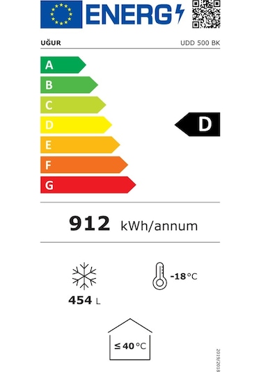 Uğur UDD 500 BK 471 LT Sandık Tipi Derin Dondurucu