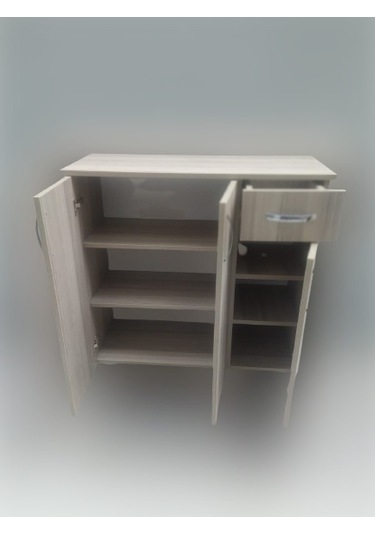 Ayakkabılık Çok Amaç Model Parlak Cordoba Hard Suntalem Demonte 5raf 1çekmece El Yapım Cordoba