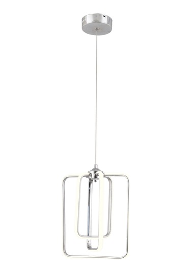 Kare 3lü Krom Kumandalı Ve Dimerli Beyaz, Sarı, Gün Işığı Ledli Plafonyer Avize Sb-ld-608 Krom