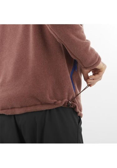 Salomon C22840 Chroma Fleece Pullov Hz Erkek Polar - Kırmızı Kırmızı