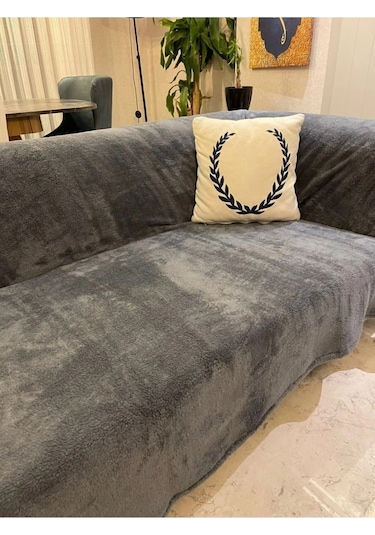 Mulberry Wellsoft Koltuk Örtüsü 220 x 300 CM Antrasit