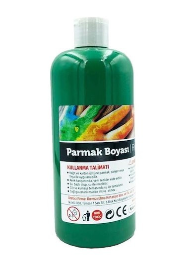 Red Apple Parmak Boya 500 Gr Yeşil Rp 500-14