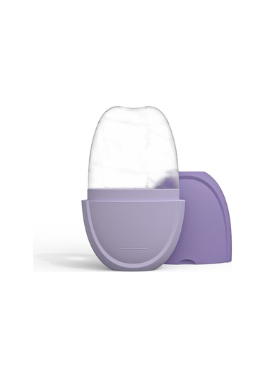 Jeehugo Mor Elipslı Dıy Deri Bakımı Buzlu Masağa: Parlaklık Artırır, İnce Çizgileri Giderir, Akne Ve Ödemden Kurtarır - Yiyecek Grubu Silikon Çok Renkli