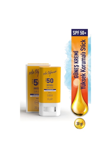 Eda Taşpınar Invisible Yüz Güneş Korucu Stick SPF50+ 20 G