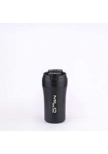 Milo Coven 380 Ml Pipetli Çelik Termos Siyah