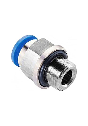 Firetech EPC04-G02 - 1/4 4 MM Düz Erkek Rekor Pls.Fit. 5 Adet