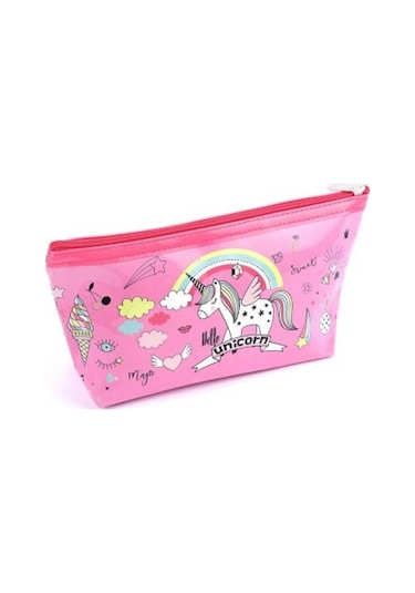 Lionesse Hello Unicorn Makyaj Çantası - Pembe
