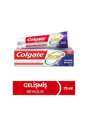 Colgate Total Gelişmiş Beyazlık Diş Macun 75 ML