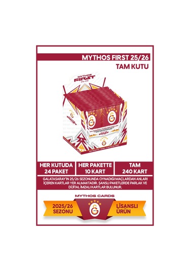 Galatasaray 2025-26 Mythos First - Tam Kutu