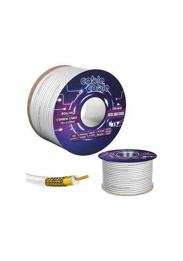 Anten Kablosu Rg6/u4 64tel 1.02 Goldplus 100mt Poke Pk-1089