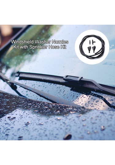 Reedark Chrysler/dodge/jeep/ram İçin 2 Metre Hortumlu 2 Bağlantılı Cam Yıkama Nozulu Seti - Net Görüş Sağlar
