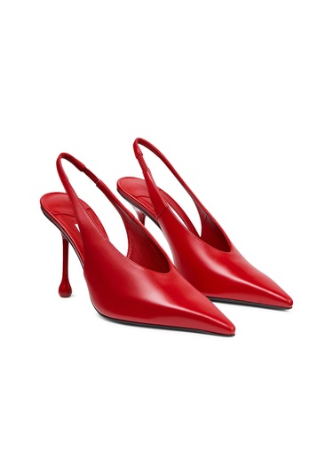 Jimmy Choo Zarif Topuklu Ayakkabı 95mm Kırmızı