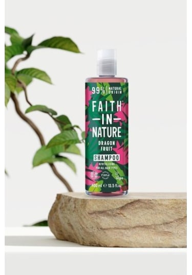 Faith in Nature%99 Doğal Canlandırıcı Şampuan Ejder Meyvesi Tüm Saç Tipleri İçin 400 ML