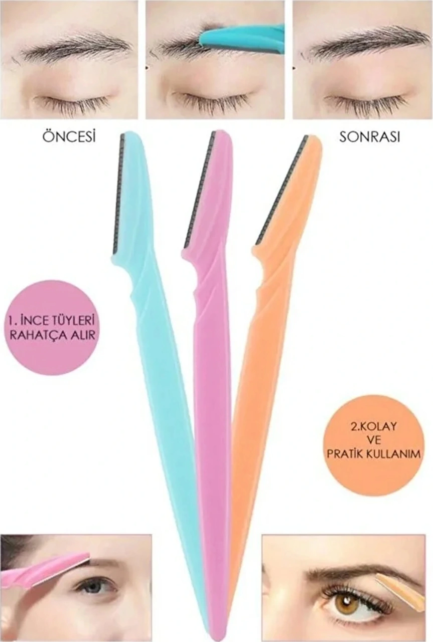 Kaş-yüz Ustrası 3'lü Paket Beyaz