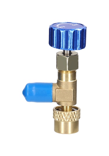 R22 R410 Klima Cihazı Güvenlik Valfi Ekleme Kaliteli Soğutucu Bağlantı Elemanı 5/16 Sae'den 1/4 Sae Hortum Dişi Dönüştürücü Adaptör