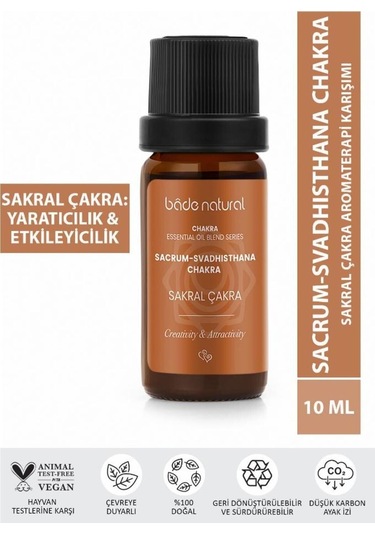 Bade Natural Sakral Çakra Aromaterapi Karışımı 10 ML