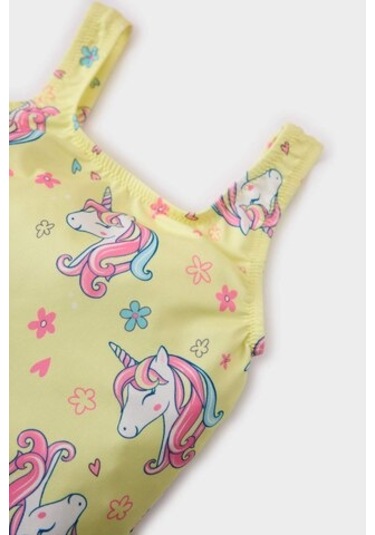 Defacto Kız Bebek Desenli Mayo C0788a525smyl118