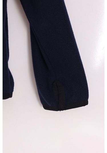 Monox Çocuk Unisex Parmak Geçmeli Polar Ceket Lacivert