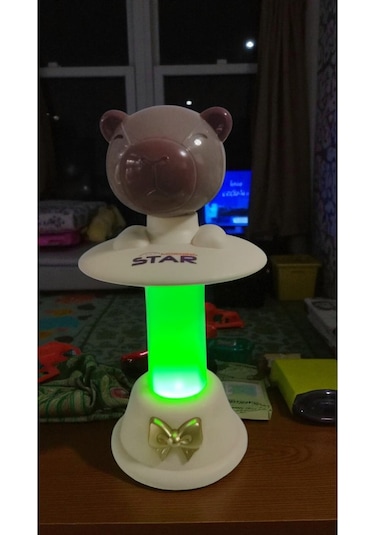 Capybara Kafa Sallayan Gece Lambası Boyut: 18 Cm Çok Renkli