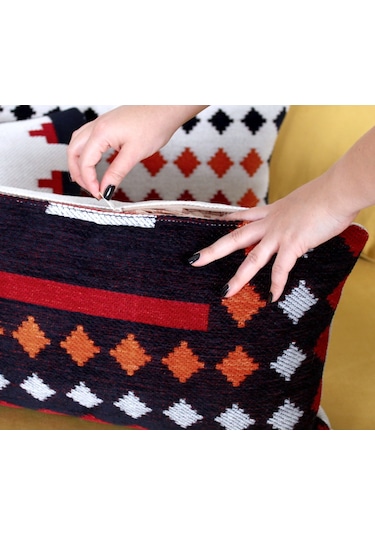 Rustic Kilim Kırlent - Hitit
