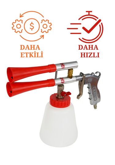 Çift Bilyeli Tornador Detay Temizlik Tabancası Oto Yıkama