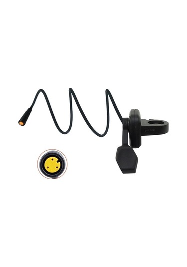 Pazly Elektrikli Bisiklet Scooter İçin Su Geçirmez Siyah Başparmak Gaz Siyah