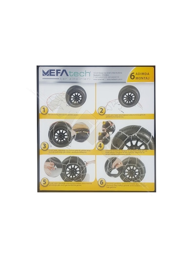 215/50/17 Mefatech X10 Takmatik Oto Araç Lastik Zinciri