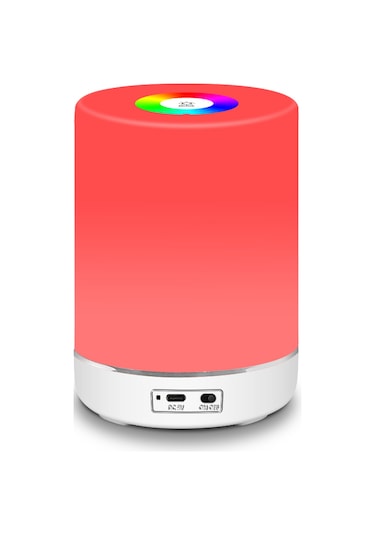 Gajeena Dokunmatik Kontrol 3 Parlaklık Ayarı Rgb Renkli Stüdyo Lambası, Yumuşak Işık, Gözlere Zararsız, 1200mah Batarya İle Beyaz