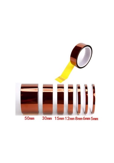 Bga Kapton Bant. Isıya Dayanıklı Termal Bant. Isı Yalıtım Bandı 20 MM X 30Mt