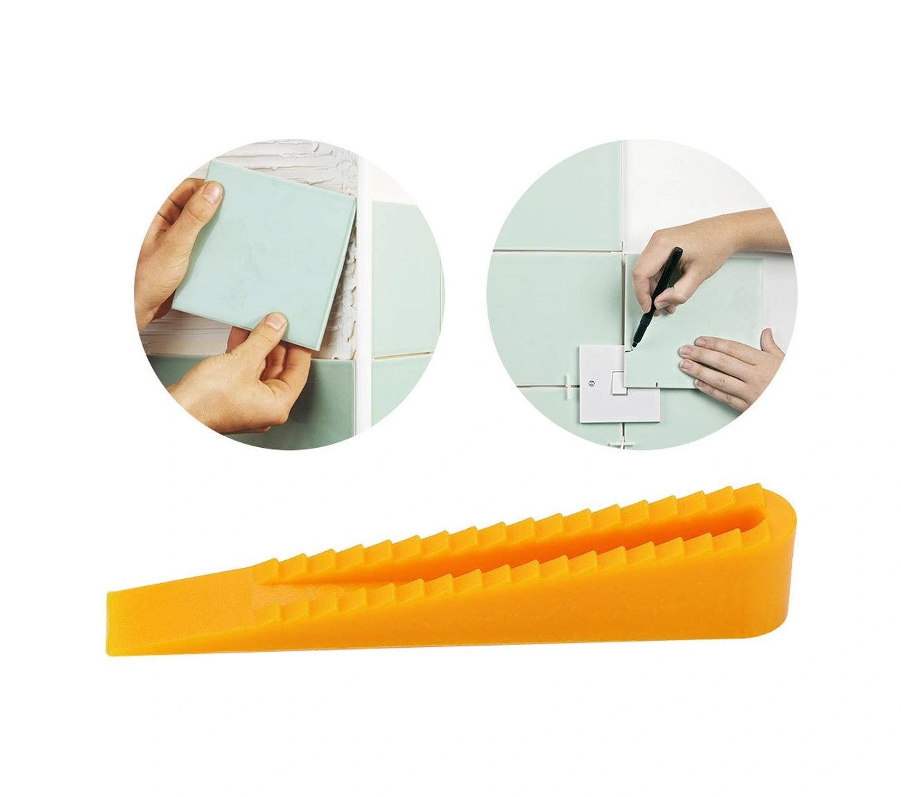 Tenfowee 100 Adet Dl-a02 Plastik Faience Düzeltici - Zemin Ve Duvar Kaplamalarında Hızlı, Eşit Ve Uyumlu Montaj İçin Araç Diğer