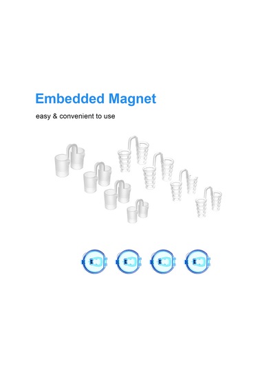 Vkemall Horlamayı Durdurma Cihazı Anti Horlama Klipsleri Uyku Yardımı Ve Horlama Durduru Mavi