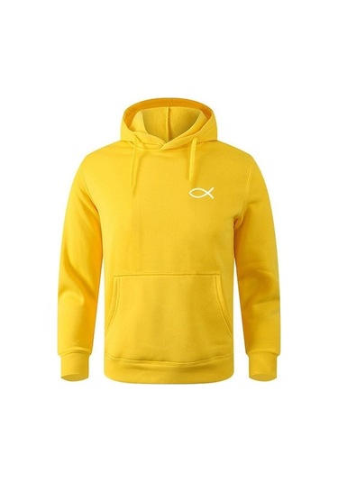 Novahub 2022 İlkbahar Kış Erkek Kazak Hıristiyan İsa Balık Kapüşonlular Yüksek Kaliteli Marka Kazak Sıcak Polar Hoody Casual Street Sarı - M Sari Novahub 2022 İlkbahar Kış Erkek Kazak Hıristiyan İsa Balık Kapüşonlular Yüksek Kaliteli Marka Kazak Sıcak Polar Hoody Casual Street Sarı - M Sari