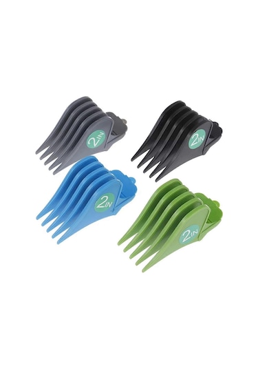 3 Adet Profesyonel Tıraş Makinesi Büyük Boy Sınırlayıcı Tarak Düzeltici Kesme Kılavuzu Tıraş Makinesi Ataşmanı Aksesuarları Boyut 32/38/51mm, A