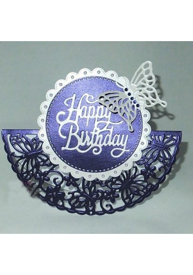 Jms 4 Adet Yuvarlak Dantel Metal Kesme Die Şablonlar