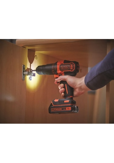 Black+Decker BDCHD18KB-QW 18V 1.5 Ah Li-Ion Çift Akülü 2 Vitesli Şarjlı Darbeli Matkap Vidalama