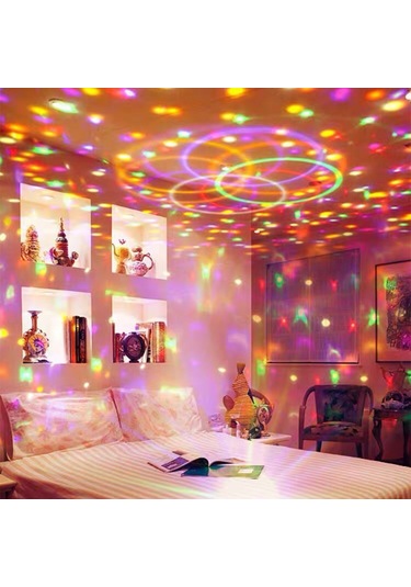 Ranyeek L-740 Beyaz Bluetooth Hoparlör, 360 Renkli Led Işık, Usb/tf Kart Destekli, Ev/parti Kullanıma Uygun, Derin Taban Ve Yüksek Ses