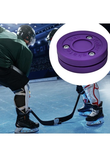 Homyl Roller Hokey Diski Uygulama Hediyesi Oyun Eğitimi Mor Mor