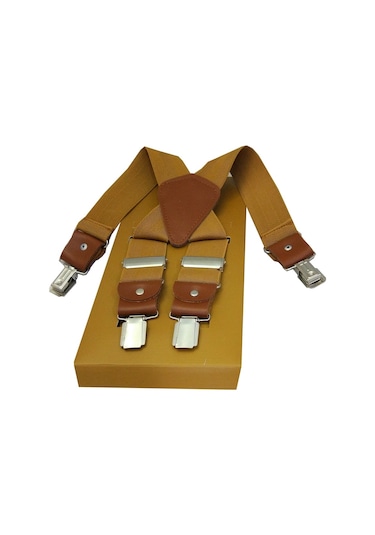 Kemer Dünyası 4 Klipsli Erkek Lüx Pantolon Askısı ( 4 Klipsli )