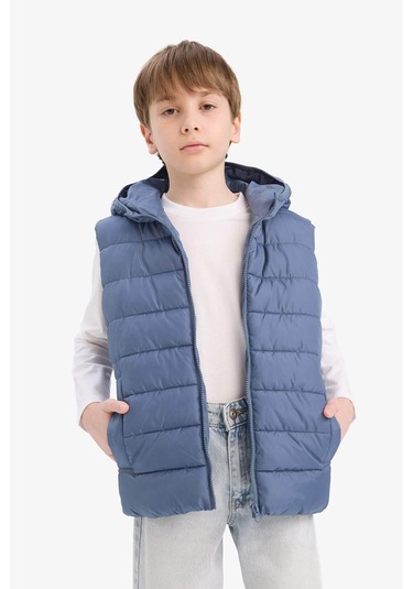 Defacto Mavi Erkek Çocuk Yelek E7497a8/gr171 Mavi