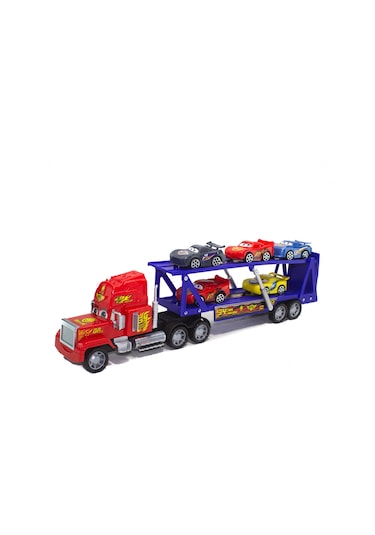 Oyuncak Taşıyıcı Tır 48 Cm 2 Katlı 5 Adet Mini Araba