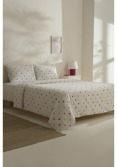 Karacahome Sarah Anderson Amour Çift Kişilik Nevresim Takımı Multicolour