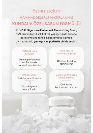 Kundal Signature Perfume & Moisturizing Soap Sweet Peony 100 G
