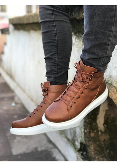 Knack Yüksek Taban Ayakkabı B-080 Taba 001