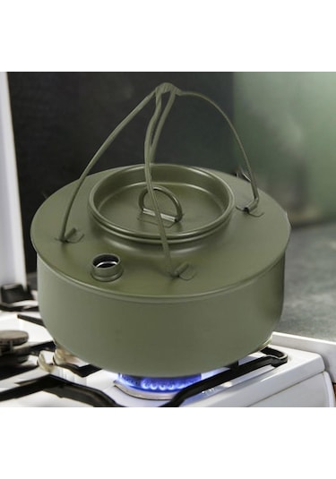 Suntek Kamp Su Isıtıcısı Çaydanlık Kamp Tencere Açık Su Yeşil