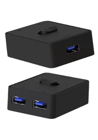 4560 2 Port Usb 3.0 To Kvm Switch Çoklu Pc Kasa Çoklayıcı Hub Ana