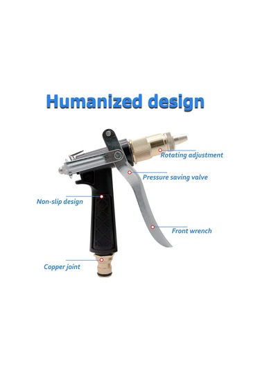 Qianfan Yüksek Basınçlı Güç Yıkayıcı Su Püskürtme Tabanca Nozul